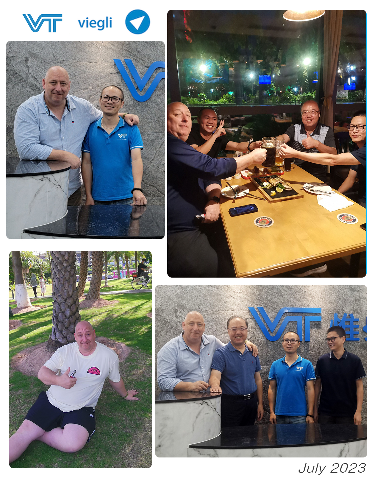 VT UK Distributor VI Visited VT Headsets and Xiamen, China in July