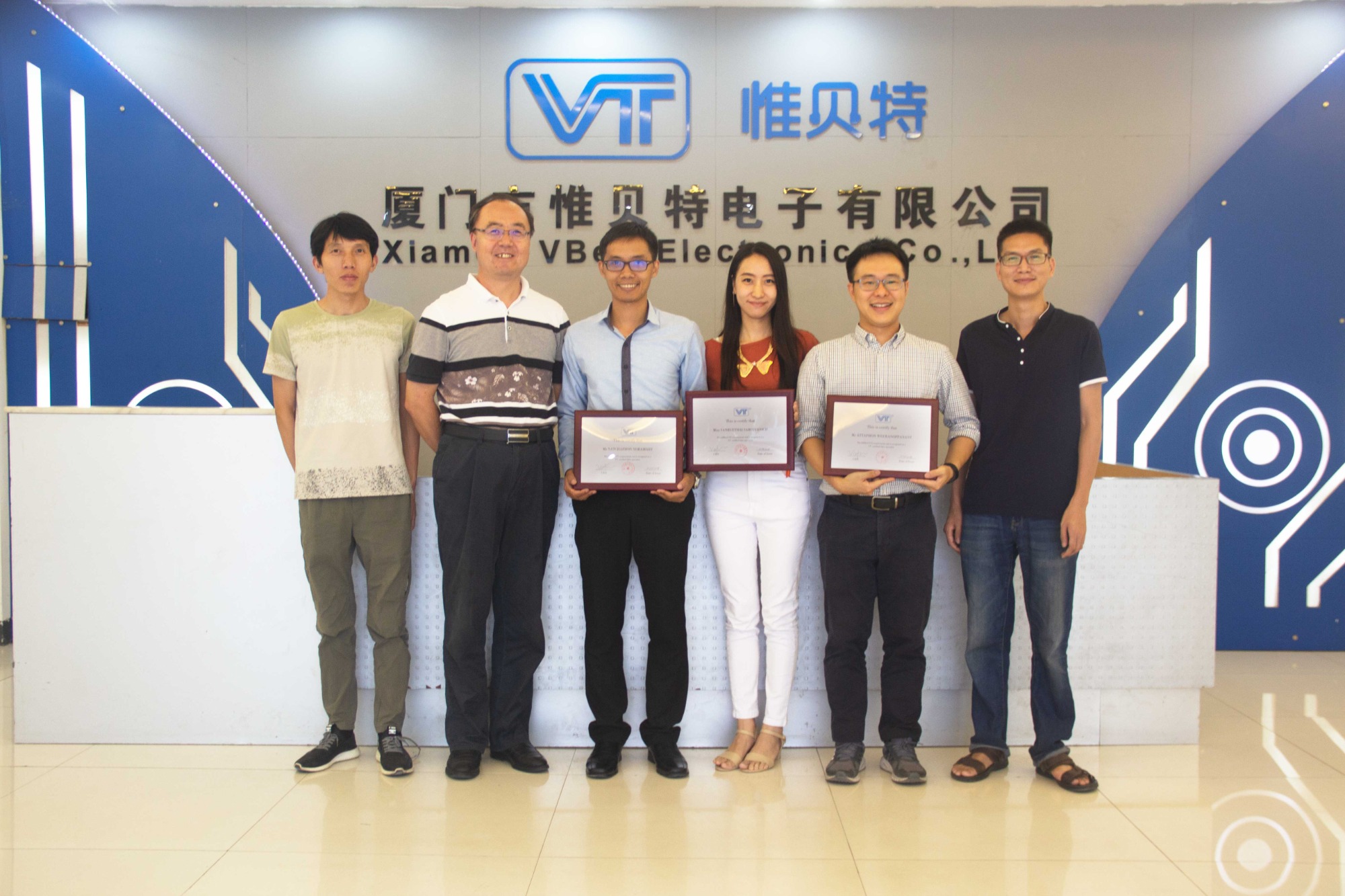 Thai Partner visited VT in Xiamen