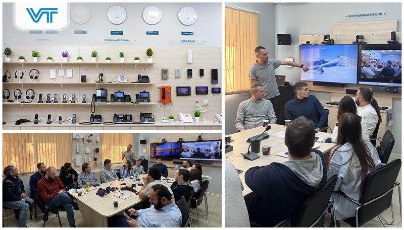 VT Headsets Showcased at Distributor IP's Demo Room Opening