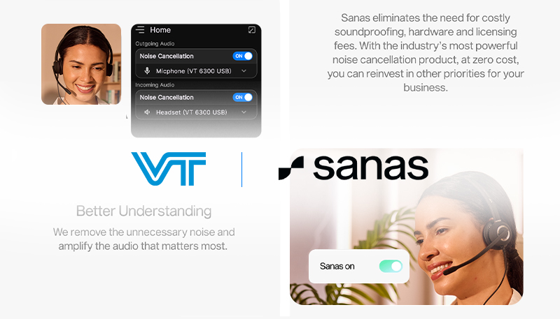 VT Headsets Now Compatible with SANAS for Enhanced AI-Powered Communication