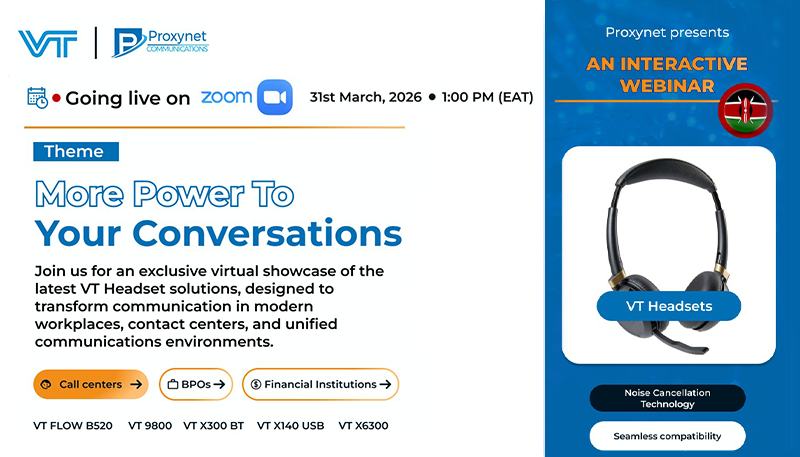 VT Nigeria Distributor Proxynet Successfully Conducts a Webinar