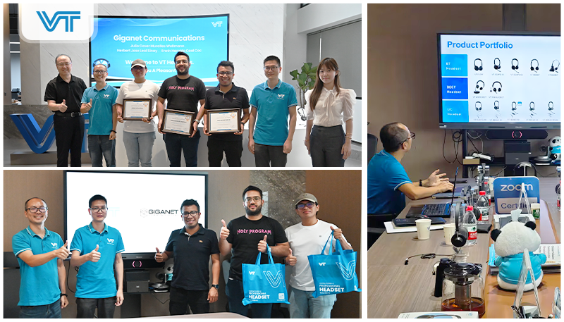 VT Headsets Welcomes Guatemala Partner Giganet Communications for On-site Product Training