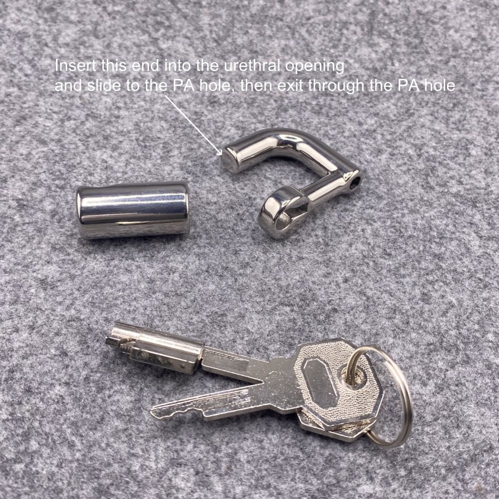 Custom Titanium PA Lock with PeeThrough Hollow Catheter