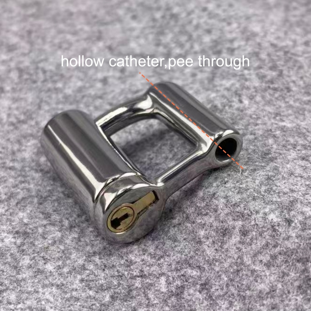 InStock Titanium PA Lock with PeeThrough Hollow Catheter Locked by Lock Cylinder