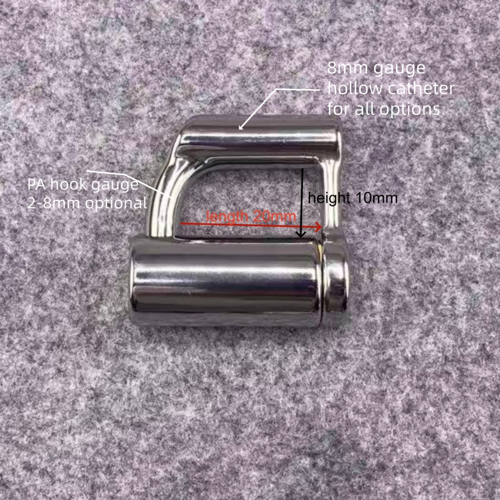 InStock Titanium PA Lock with PeeThrough Hollow Catheter Locked by Lock Cylinder