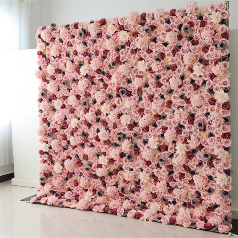#062 SYB Flowers Wedding Backdrop Decoration Natural Flower Background Flower Panel For Party Wedding Decoration
