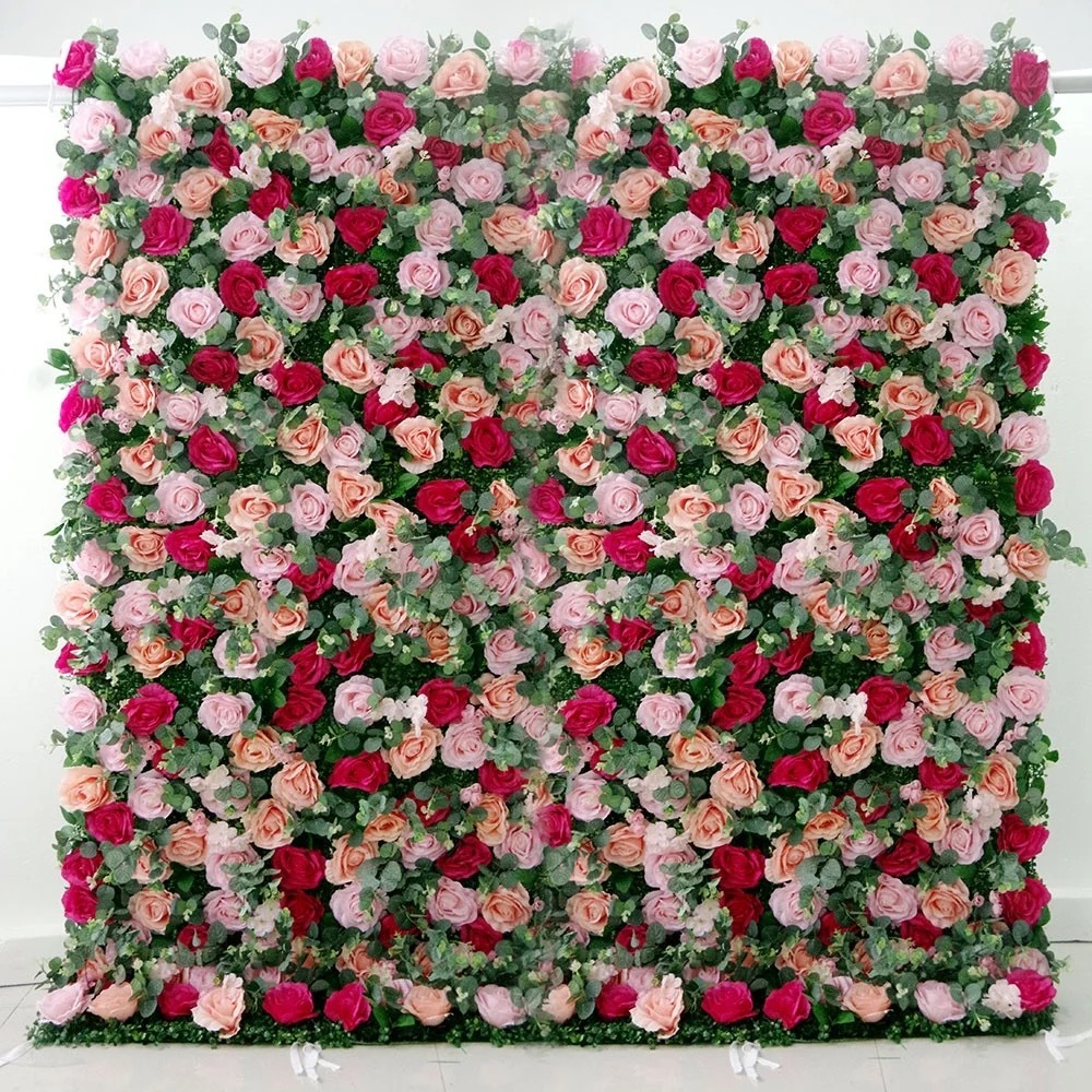 #070 SYB FLOWER Wedding Supplier Artificial Flower Wall Backdrop For Wedding Decorations For Event Party