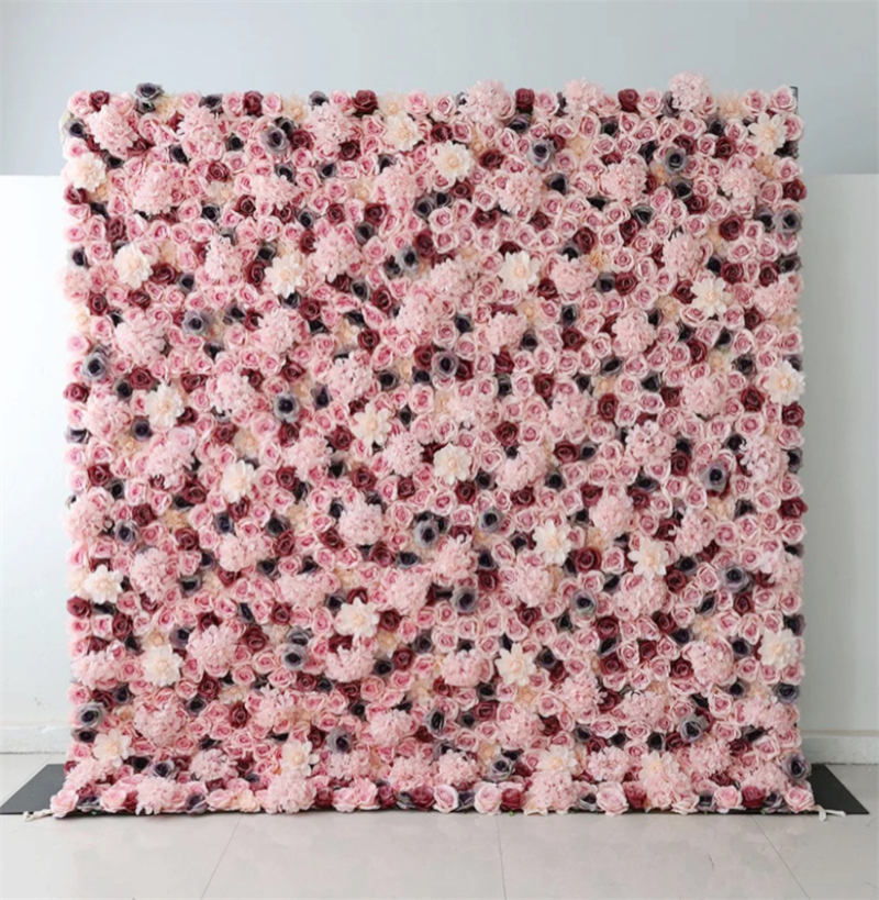 #062 SYB Flowers Wedding Backdrop Decoration Natural Flower Background Flower Panel For Party Wedding Decoration