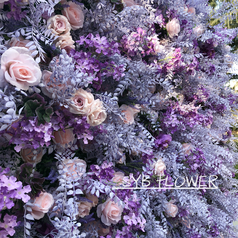 #173 5D SYB Factory Direct Sales Artificial Excellent Quality Gift Flower Wall Background Image Decoration Panels