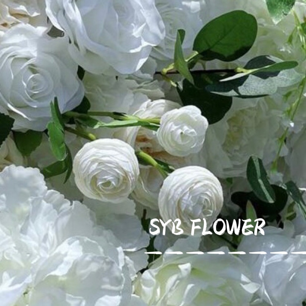 #190 Hot Sale Silk Roll Up Flower Mat Luxurious Flower Wall for Wedding Occasion and Baby Shower Backdrop