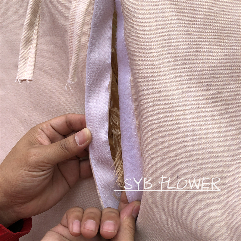 #164-6 SYB FLOWER Custom Size 3D Roll Up Artificial Feather Wall Backdrop Panel Wedding Decoration