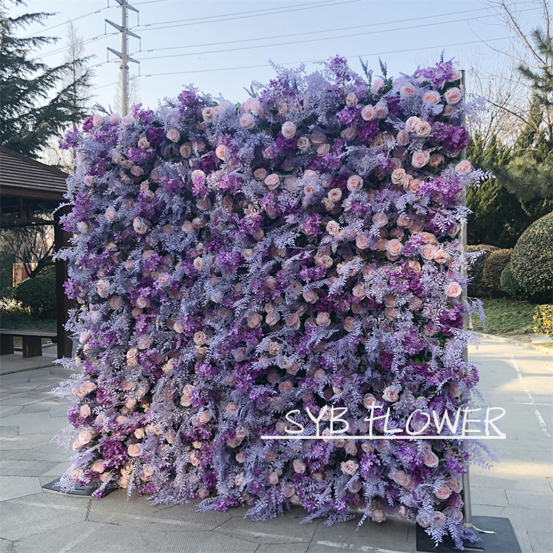 #173 5D SYB Factory Direct Sales Artificial Excellent Quality Gift Flower Wall Background Image Decoration Panels