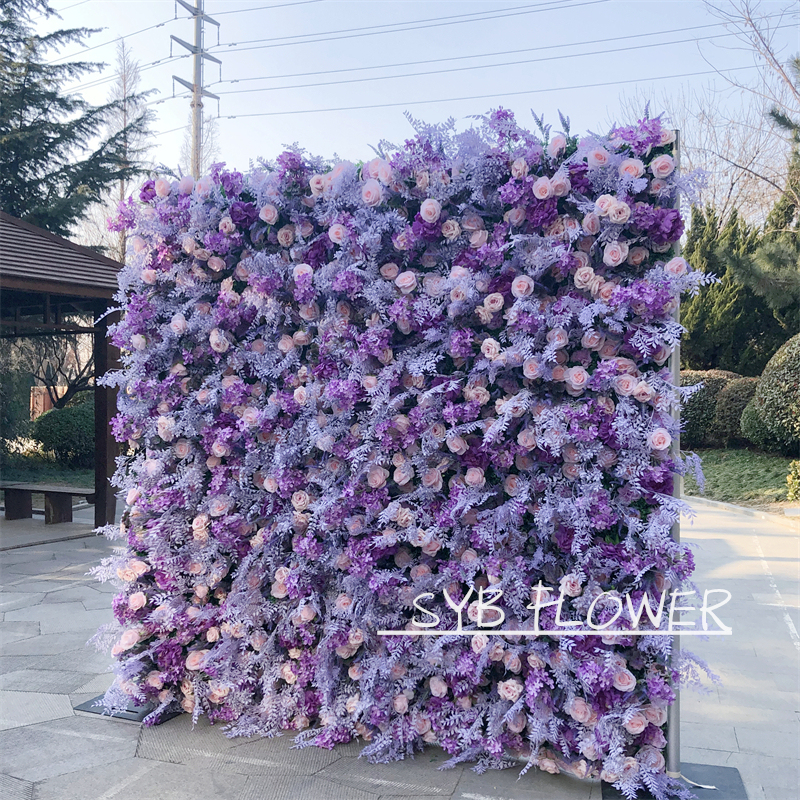 #173 5D SYB Factory Direct Sales Artificial Excellent Quality Gift Flower Wall Background Image Decoration Panels