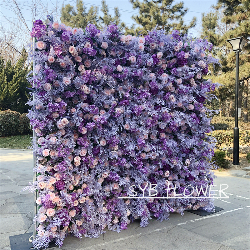 #173 5D SYB Factory Direct Sales Artificial Excellent Quality Gift Flower Wall Background Image Decoration Panels