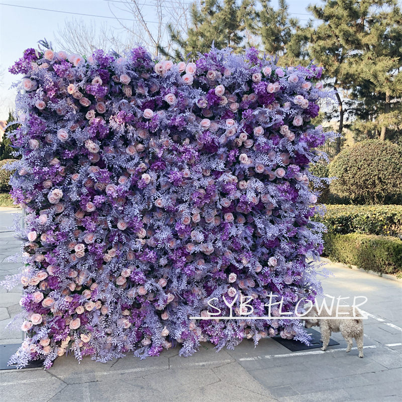 #173 5D SYB Factory Direct Sales Artificial Excellent Quality Gift Flower Wall Background Image Decoration Panels