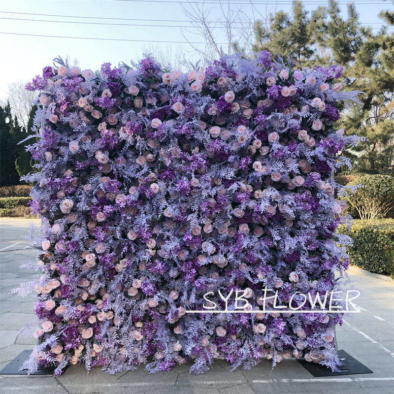 #173 5D SYB Factory Direct Sales Artificial Excellent Quality Gift Flower Wall Background Image Decoration Panels