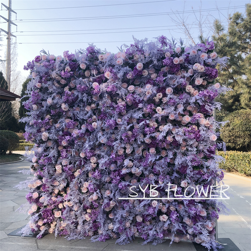 #173 5D SYB Factory Direct Sales Artificial Excellent Quality Gift Flower Wall Background Image Decoration Panels