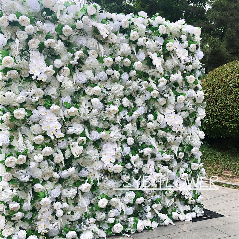 #202 SYB FLOWER  Very 3D Custom Wedding Decor Flower Wall Artificial Floral Panel Flower Wall Backdrop