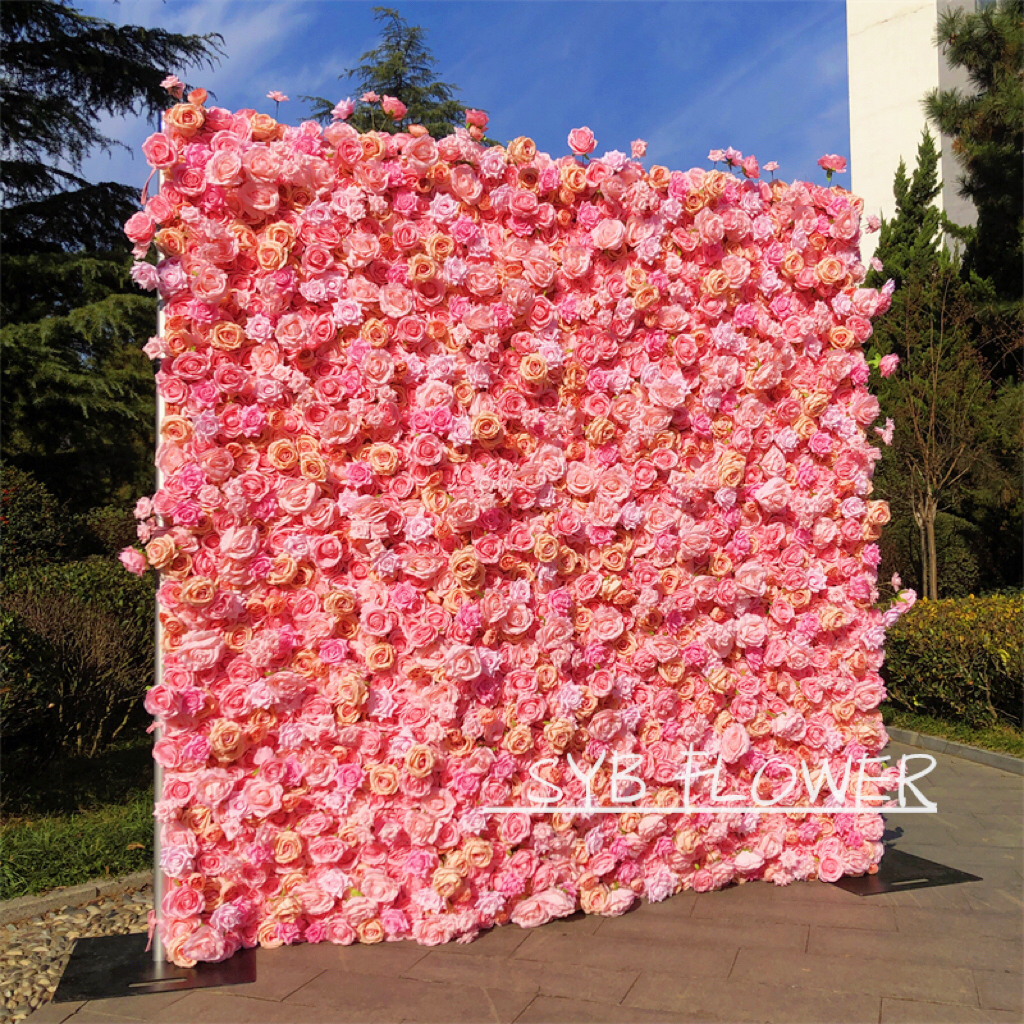 #242 SYB Flowers Wedding Backdrop Decoration Natural Flower Background Flower Panel For Party Wedding Decoration
