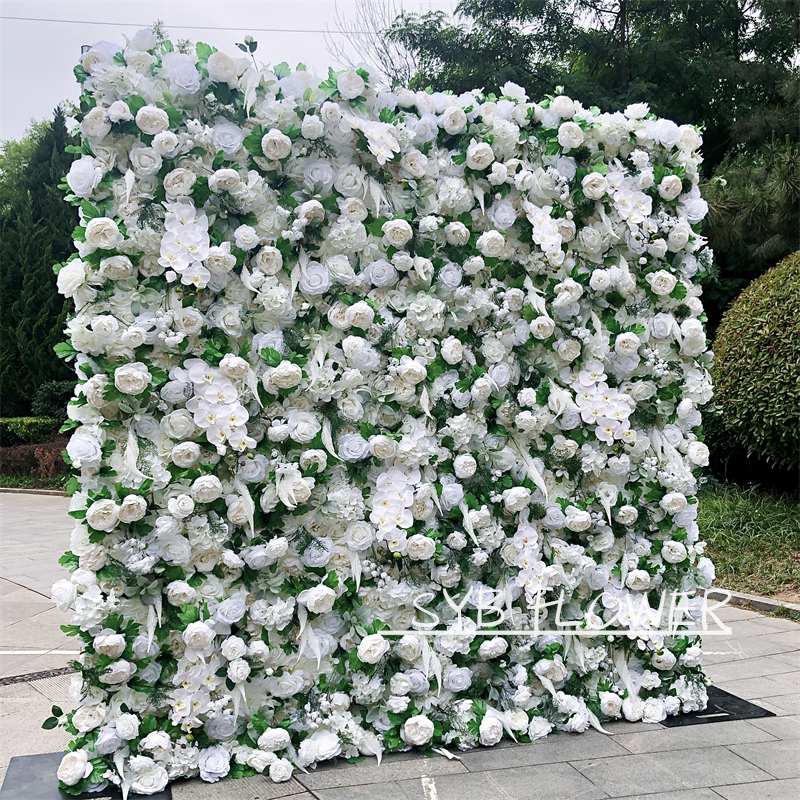#202 SYB FLOWER  Very 3D Custom Wedding Decor Flower Wall Artificial Floral Panel Flower Wall Backdrop