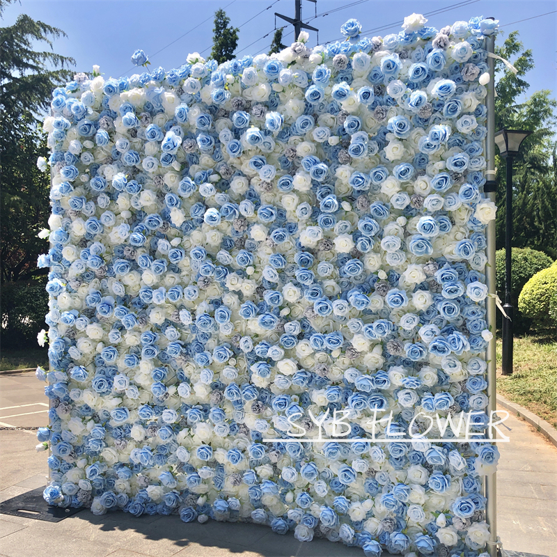 #212 SYB Factory Direct Sales Artificial Excellent Quality Gift Flower Wall Background Image Decoration Panels
