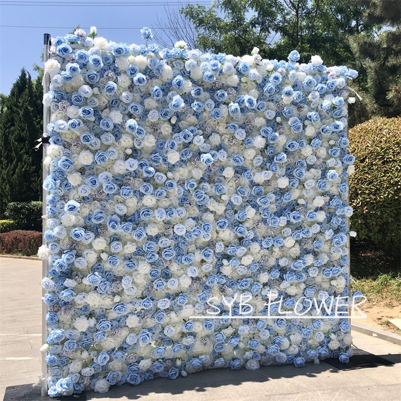 #212 SYB Factory Direct Sales Artificial Excellent Quality Gift Flower Wall Background Image Decoration Panels