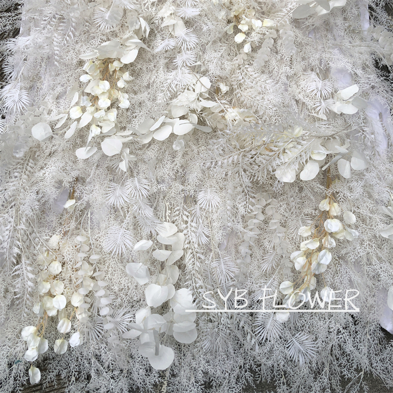 #219 SYB Wedding Supplier Wholesale Artificial Flower Wall Backdrop For Wedding Decorations Factory Direct