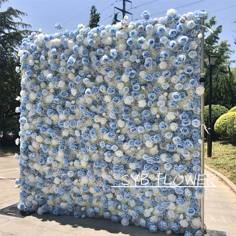 #212 SYB Factory Direct Sales Artificial Excellent Quality Gift Flower Wall Background Image Decoration Panels