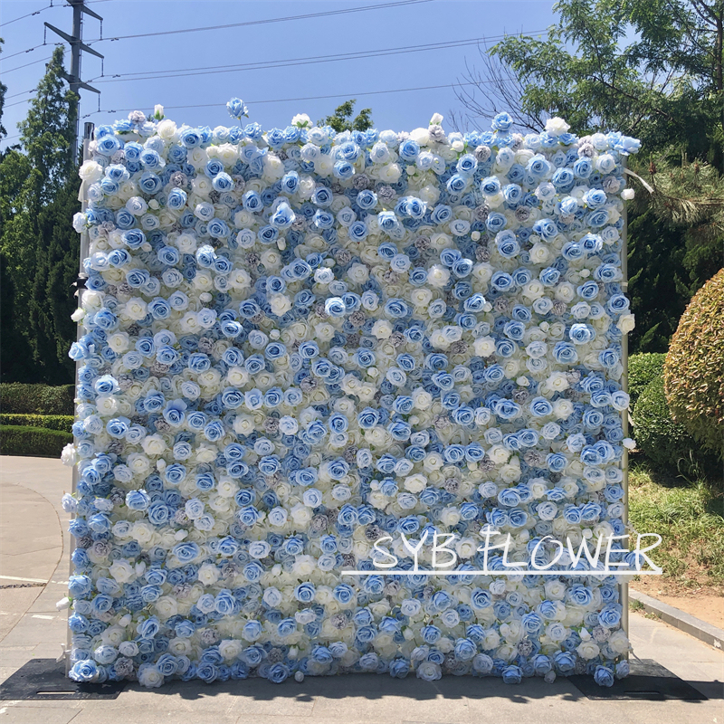 #212 SYB Factory Direct Sales Artificial Excellent Quality Gift Flower Wall Background Image Decoration Panels