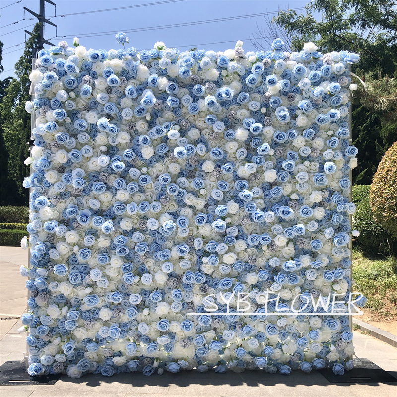 #212 SYB Factory Direct Sales Artificial Excellent Quality Gift Flower Wall Background Image Decoration Panels