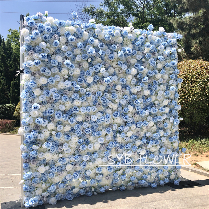 #212 SYB Factory Direct Sales Artificial Excellent Quality Gift Flower Wall Background Image Decoration Panels