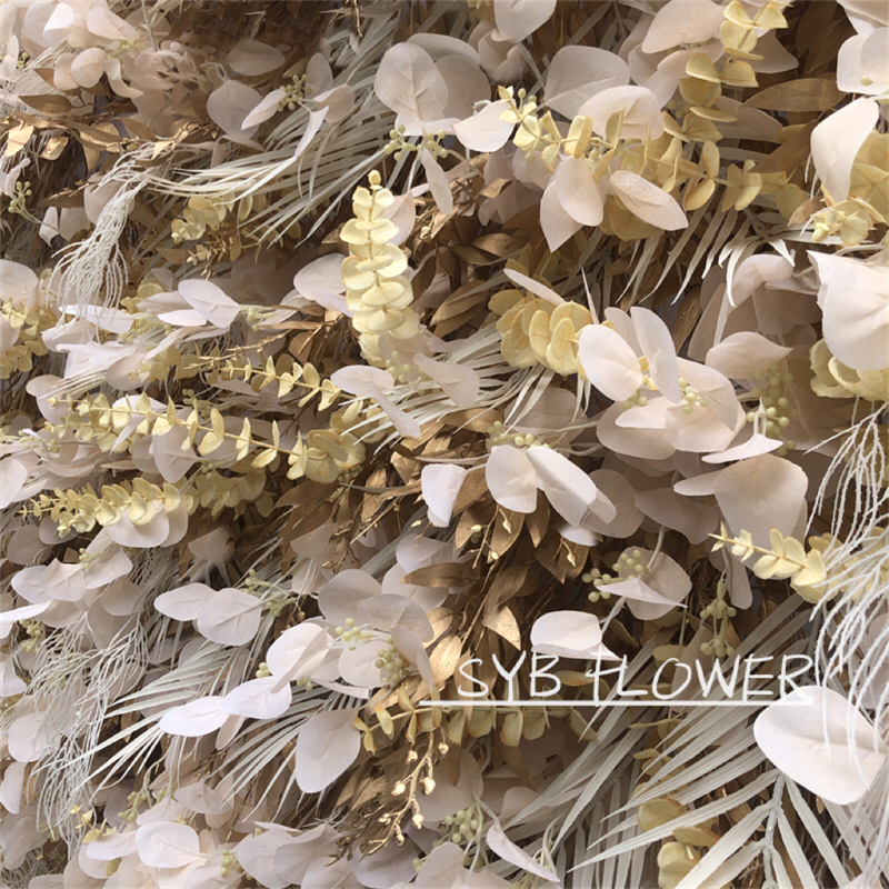 #229 Wholesale Custom Wedding Supplies Decoration Flower Wall Silk Artificial Decorative Backdrop Flower Wall