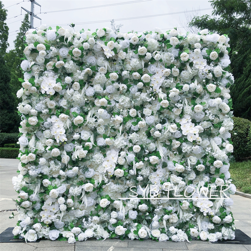 #202 SYB FLOWER  Very 3D Custom Wedding Decor Flower Wall Artificial Floral Panel Flower Wall Backdrop