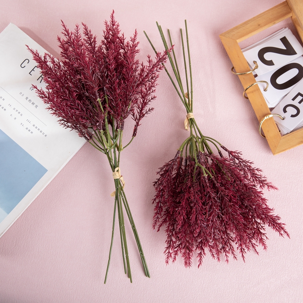 YC1070 Technology Production Artificial Plastic Soft Glue Astilbe Flowers Real Touch Nephila For Weeding Decoration