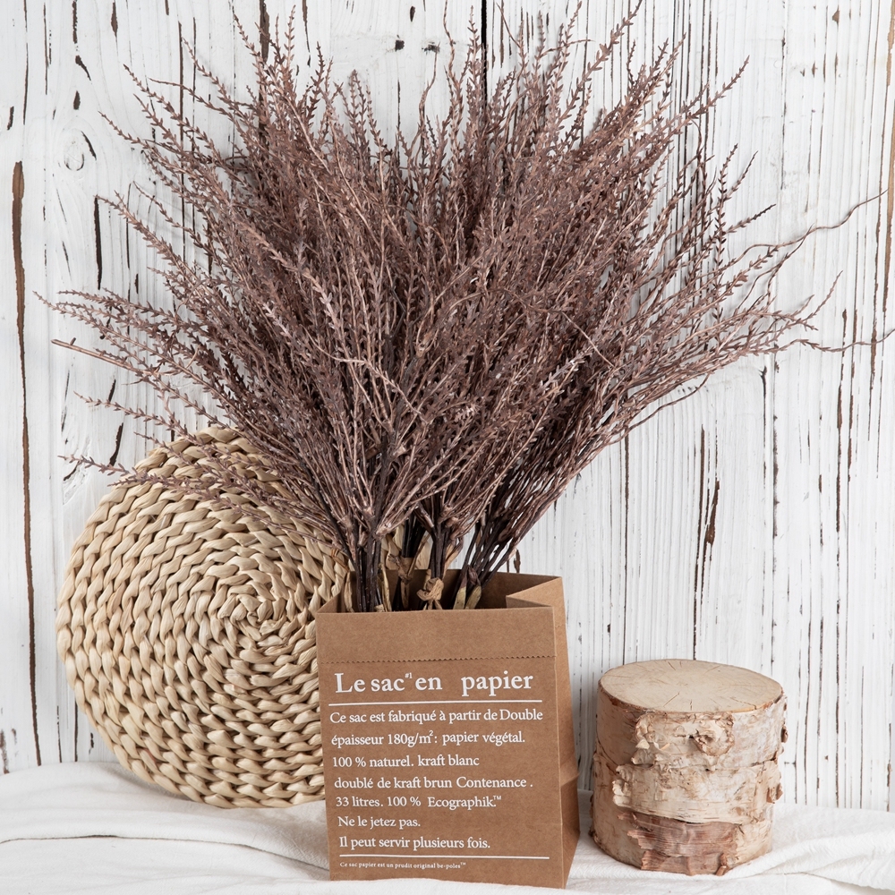 YC1084 New Artificial Flower Three-pronged Leaf Bunches Low MOQ for Wedding Home Event Decoration Artificial Flower Arrangement