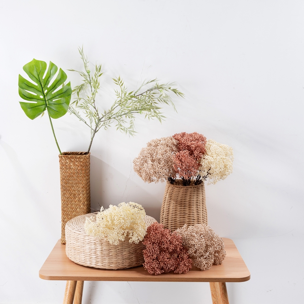 YC1080 New Artificial Flower Plastic Bean Accessory Bundle in Stock for Home Kitchen Bedroom Wedding Party Decor