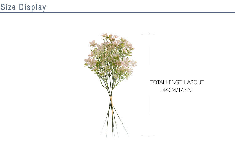 YC1068 Wholesale Cheap in Bulk Artificial Plastic Plum Grass Green Plant Bunch for Home Party Garden Wedding Decoration