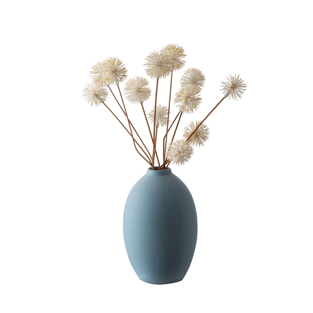 YC1081 Hot Selling 12 heads Artificial Flower Plastic Thorn Ball Bundle for Wedding Party Event Decoration