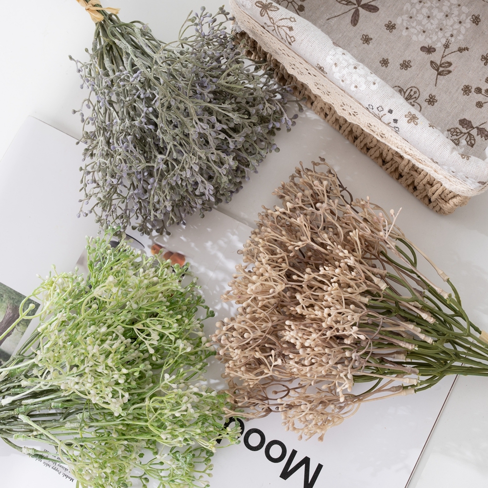 YC1072 Baby's Breath Artificial Flowers Bouquet Gypsophila Bulk Flower for Wedding Crown Home Party Garden Decor