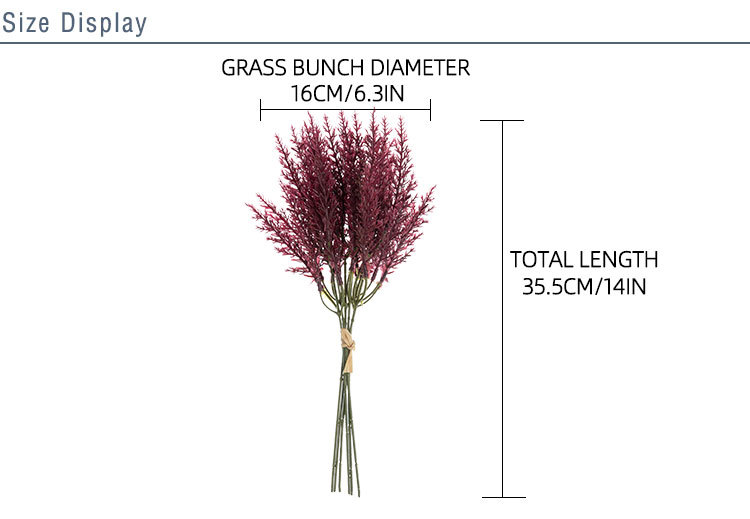YC1070 Technology Production Artificial Plastic Soft Glue Astilbe Flowers Real Touch Nephila For Weeding Decoration