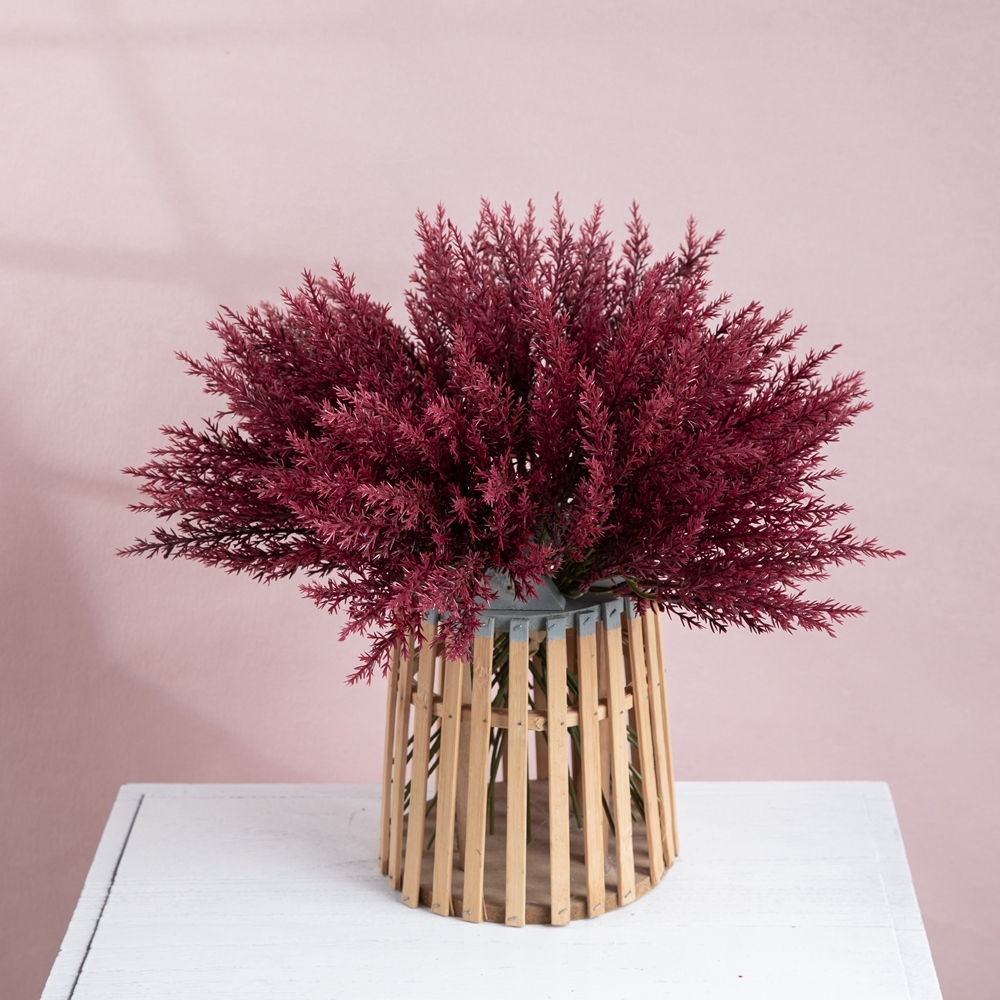 YC1070 Technology Production Artificial Plastic Soft Glue Astilbe Flowers Real Touch Nephila For Weeding Decoration