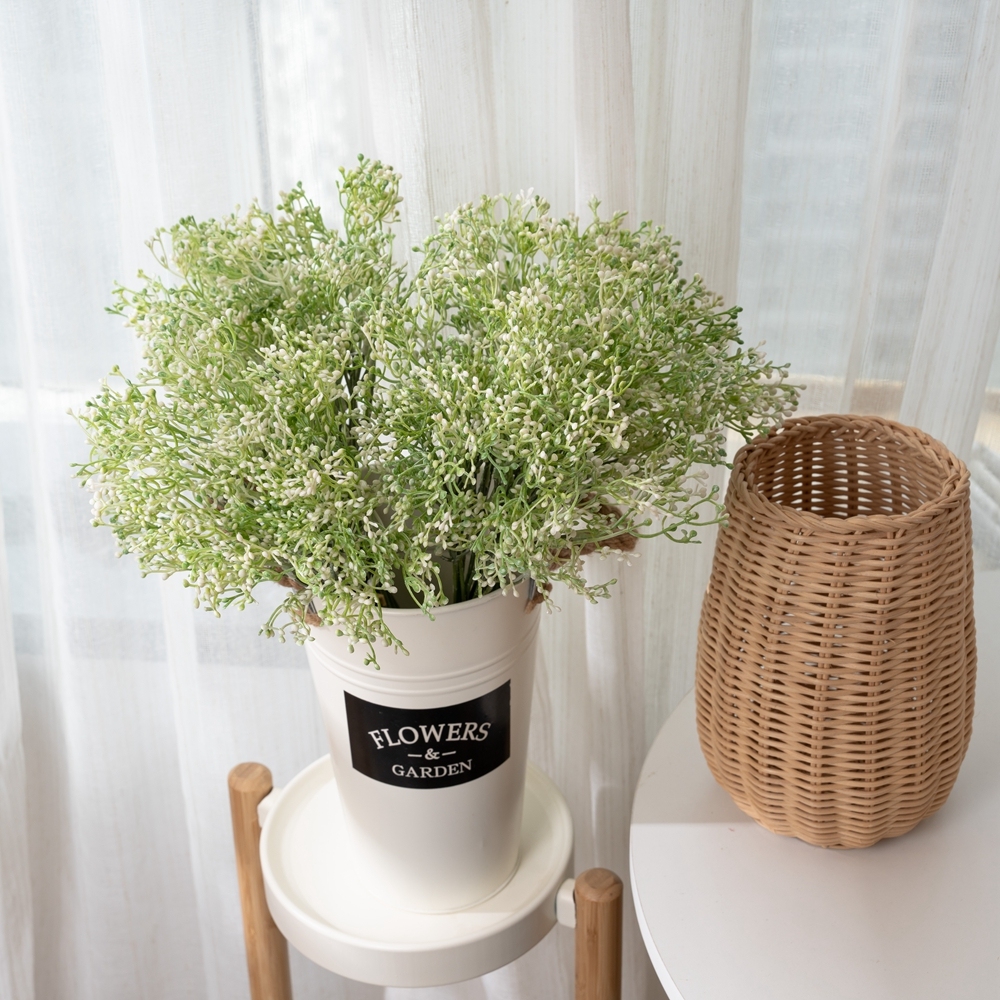 YC1072 Baby's Breath Artificial Flowers Bouquet Gypsophila Bulk Flower for Wedding Crown Home Party Garden Decor
