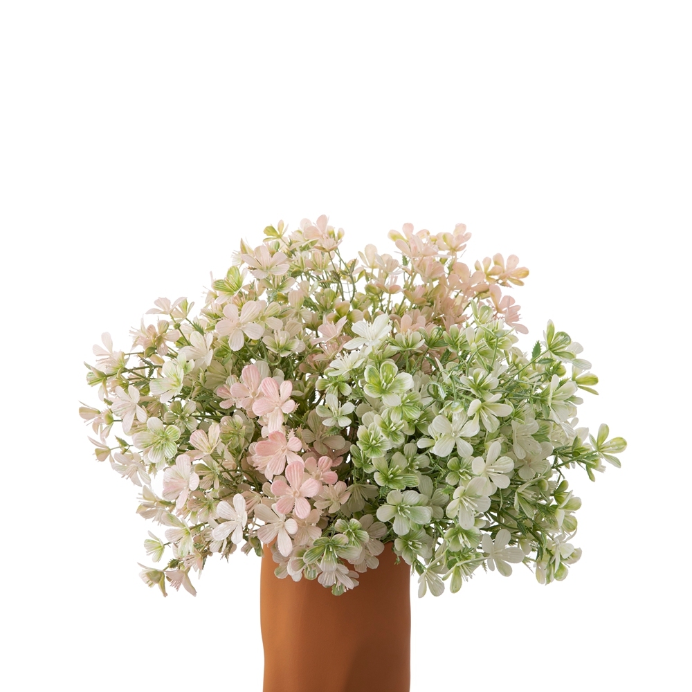 YC1068 Wholesale Cheap in Bulk Artificial Plastic Plum Grass Green Plant Bunch for Home Party Garden Wedding Decoration
