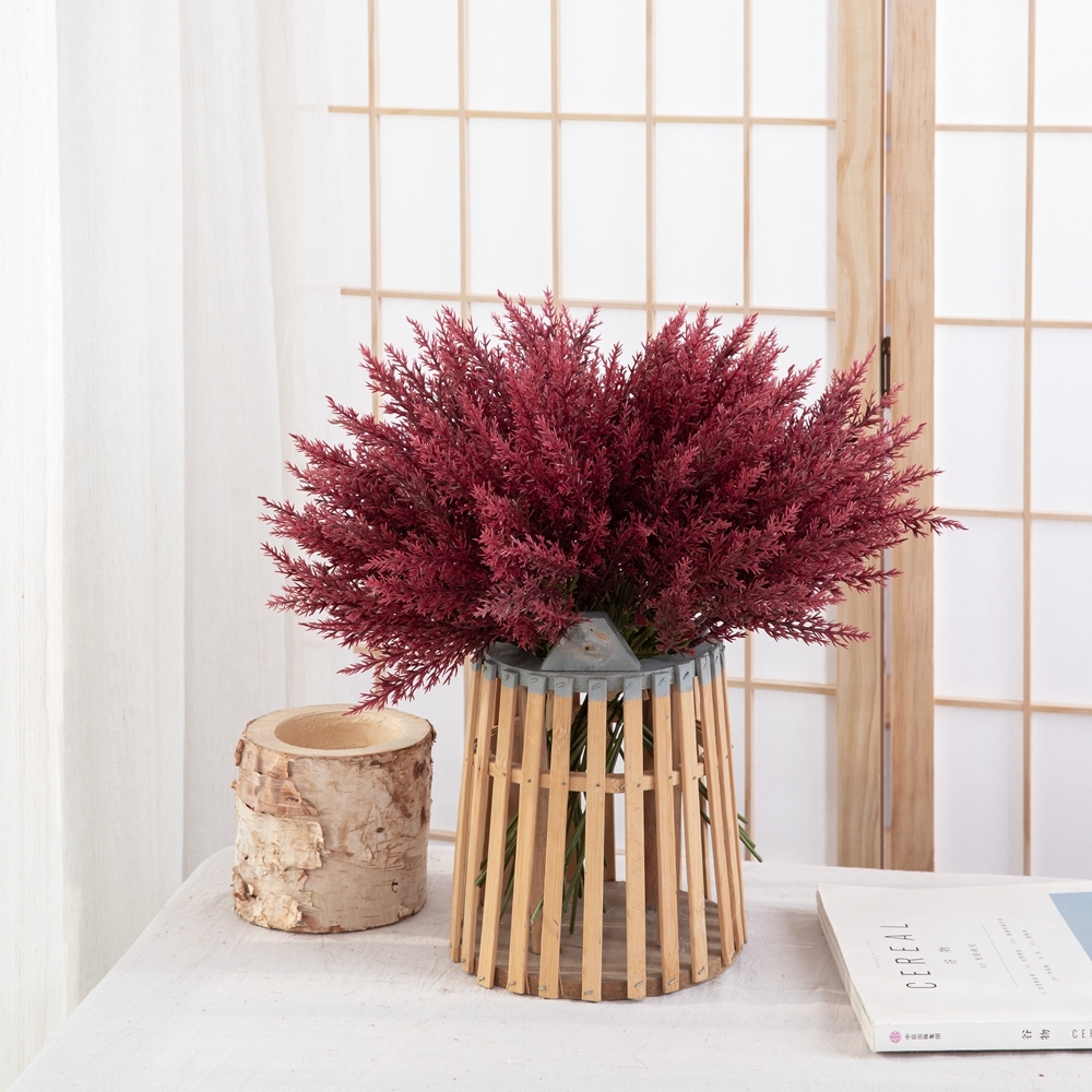 YC1070 Technology Production Artificial Plastic Soft Glue Astilbe Flowers Real Touch Nephila For Weeding Decoration