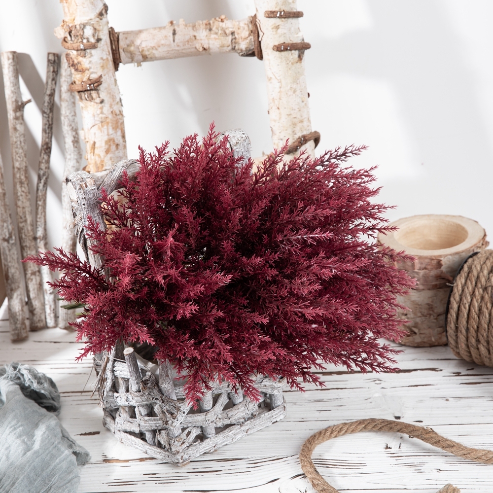 YC1070 Technology Production Artificial Plastic Soft Glue Astilbe Flowers Real Touch Nephila For Weeding Decoration