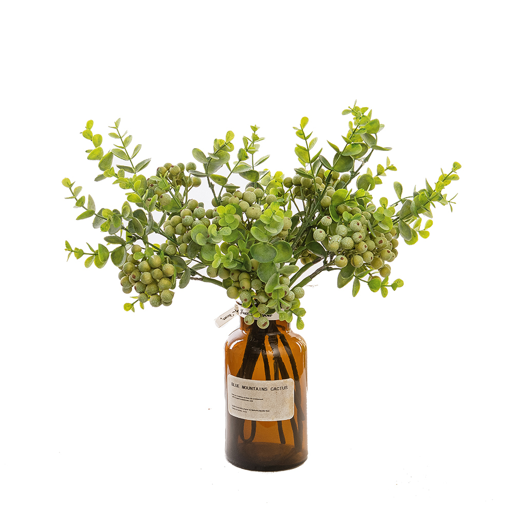 YC9001 High Quality Ins Berry Branch Artificial Flower Plant Foam Berry For Valentine's Day gift