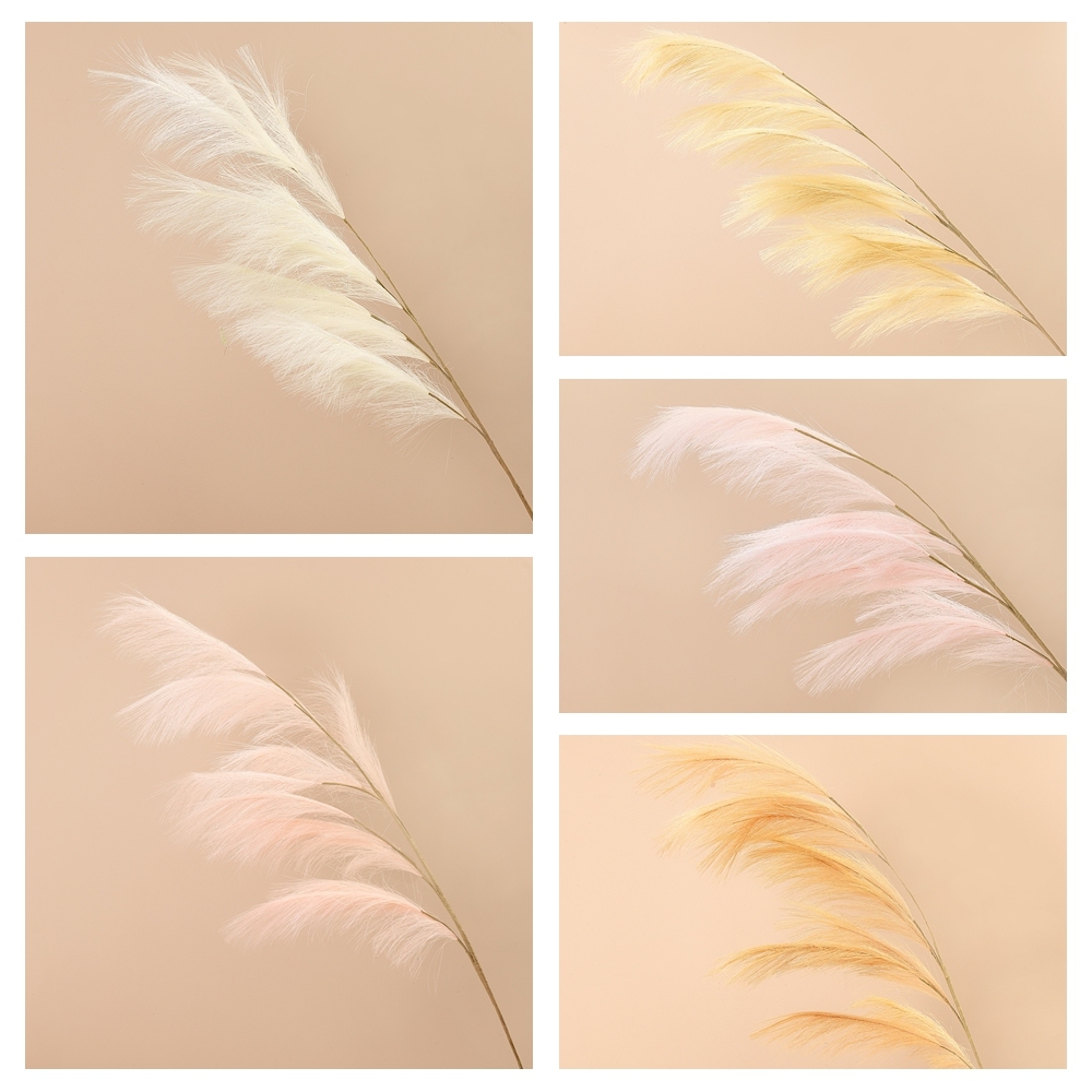 MW09927 High Quality artificial flower Pampas grass 110CM color variety For Mother's Day gift