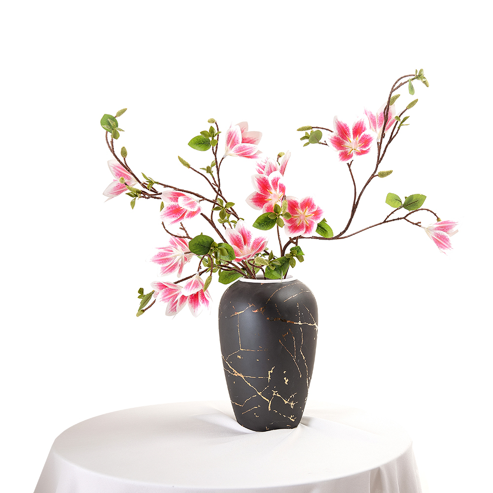 MW46601 Wholesale Artificial Flower Magnolia Long Branches Factory Direct Sale Silk Flowers for Wedding Home Party Decoration