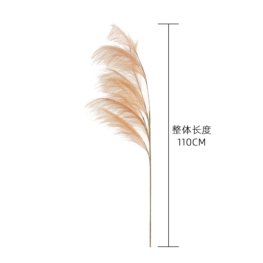 MW09927 High Quality artificial flower Pampas grass 110CM color variety For Mother's Day gift