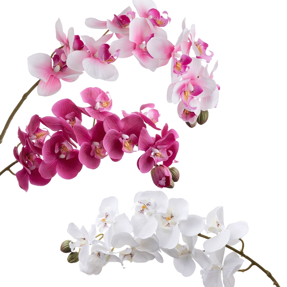 Wholesale Real Touch MW18901 Artificial Orchid Flower For Wedding Decor Artificial Decoration Flower Phalaenopsis